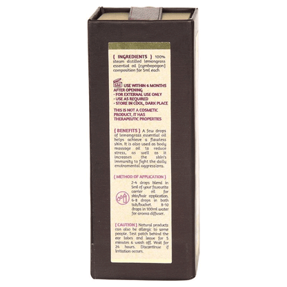 Lemongrass Essential Oil Pure Steam Distilled