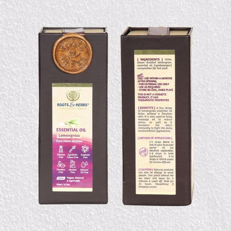 Lemongrass Essential Oil Pure Steam Distilled