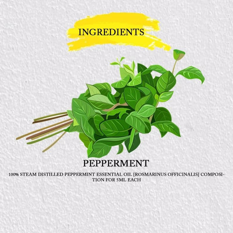 Peppermint Essential Oil Pure Steam Distilled