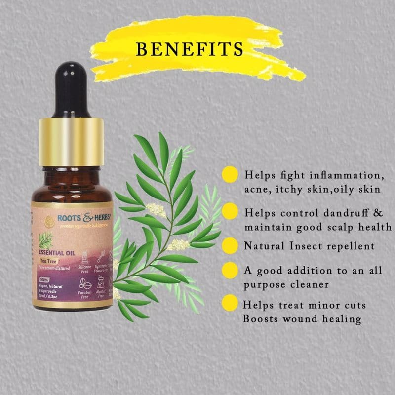 Tea Tree Essential Oil Pure Steam Distilled