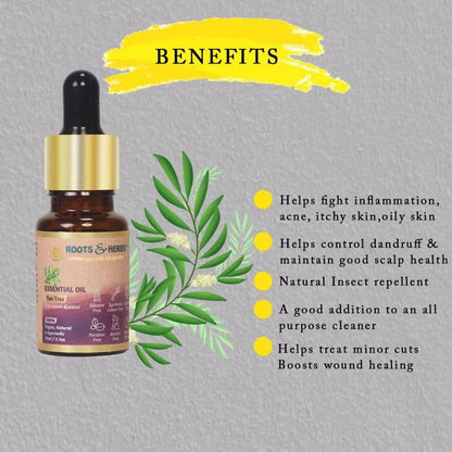 Tea Tree Essential Oil Pure Steam Distilled