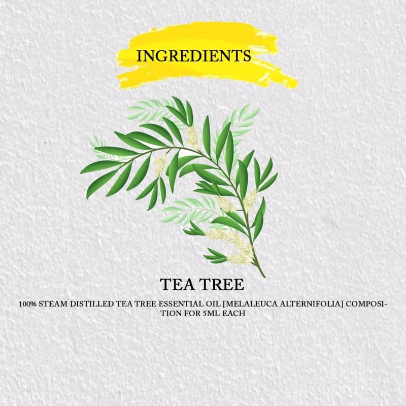 Tea Tree Essential Oil Pure Steam Distilled