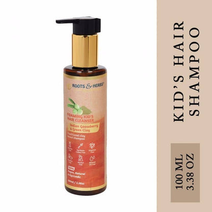 Indian Gooseberry & Green Clay Foaming Kids Hair Cleanser Shampoo
