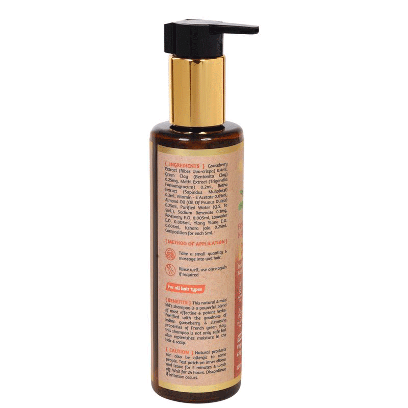 Indian Gooseberry & Green Clay Foaming Kids Hair Cleanser Shampoo