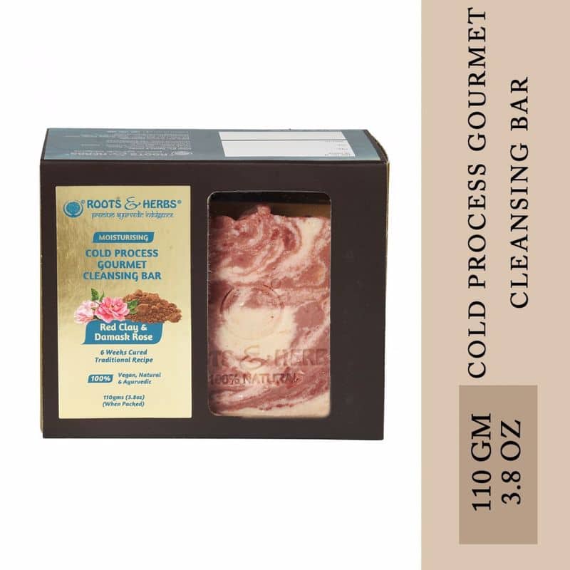Cleansing Red Clay & Damask Rose (cold Process Gourmet Soap ) 6 Weeks Cured Traditional Recipe Handmade Soap