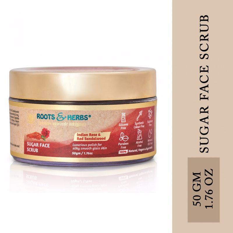 Indian Rose & Red Sandalwood Sugar Face Scrub  (all Skin Types)