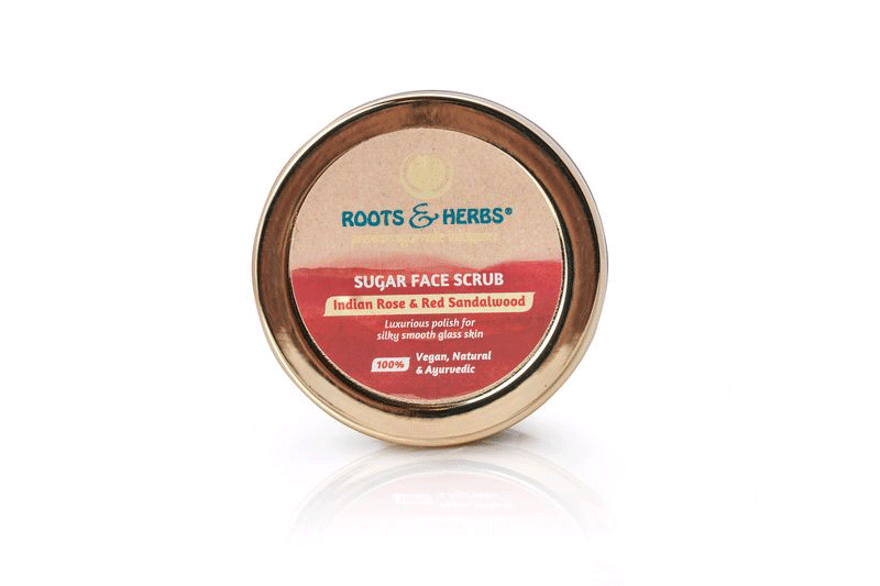 Indian Rose & Red Sandalwood Sugar Face Scrub  (all Skin Types)