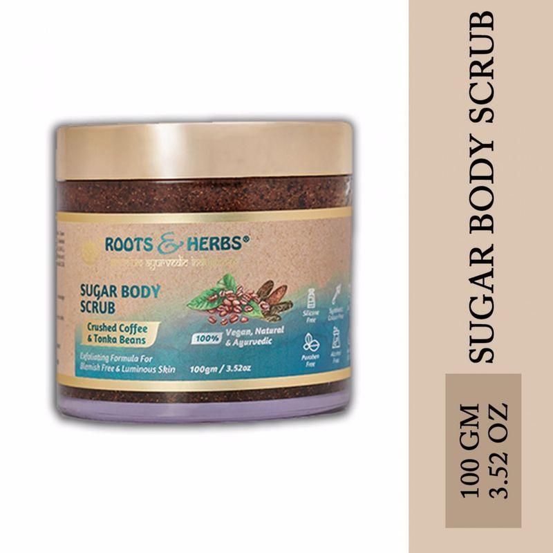 Crushed Coffee & Tonka Bean Sugar Body Scrub  (all Skin Types)