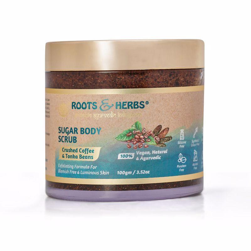 Crushed Coffee & Tonka Bean Sugar Body Scrub  (all Skin Types)