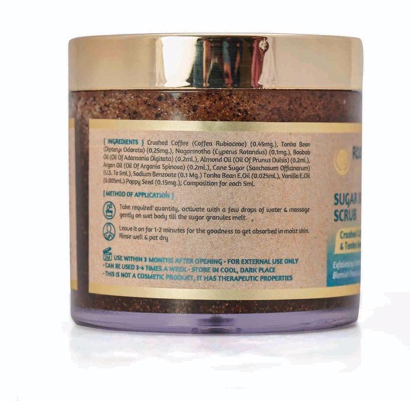 Crushed Coffee & Tonka Bean Sugar Body Scrub  (all Skin Types)
