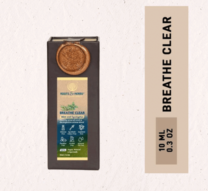 Breathe Clear Blend to Get Back Sense of Smell & Decongestion Pure Steam Distilled