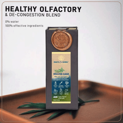 Breathe Clear Blend to Get Back Sense of Smell & Decongestion Pure Steam Distilled