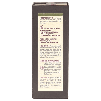 Avocado Carrier Oil Pure & Cold Pressed