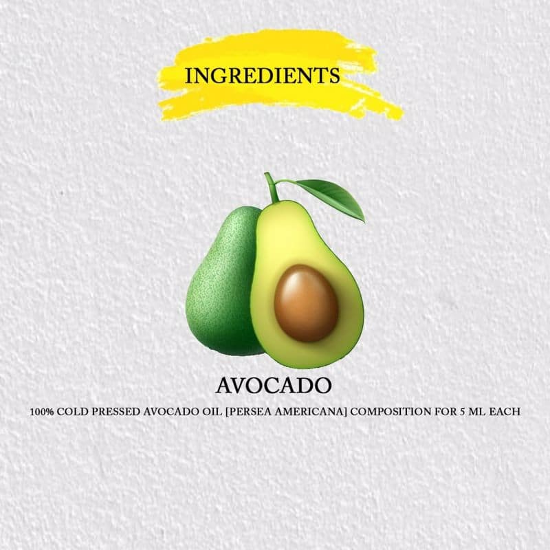 Avocado Carrier Oil Pure & Cold Pressed