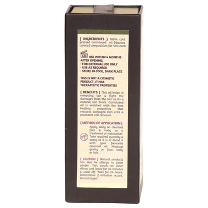 Carrot Seed Carrier Oil Pure & Cold Pressed