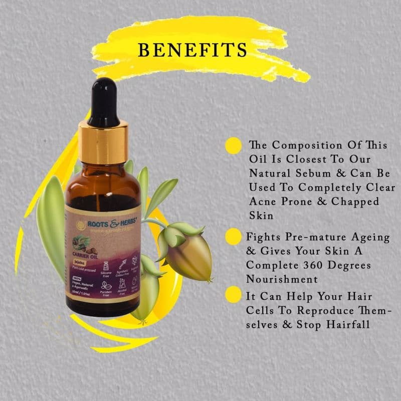 Jojoba Carrier Oil Pure & Cold Pressed