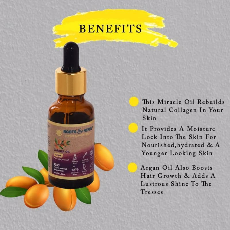 Argan Carrier Oil Pure & Cold Pressed