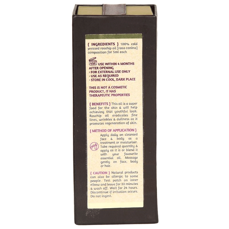 Rosehip Carrier Oil Pure & Cold Pressed