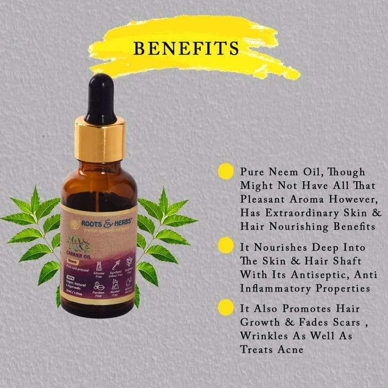 Neem Carrier Oil Pure & Cold Pressed