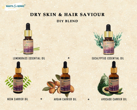 Dry Skin & Hair Savior Diy Blend