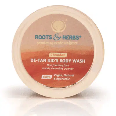 Chandan De-tan Kid’s Body Wash Mild Foaming Face & Body Cleansing Powder (all Skin Types)