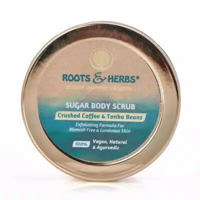 Crushed Coffee & Tonka Bean Sugar Body Scrub Exfoliating Formula for Blemish Free & Luminous Skin (all Skin Types)